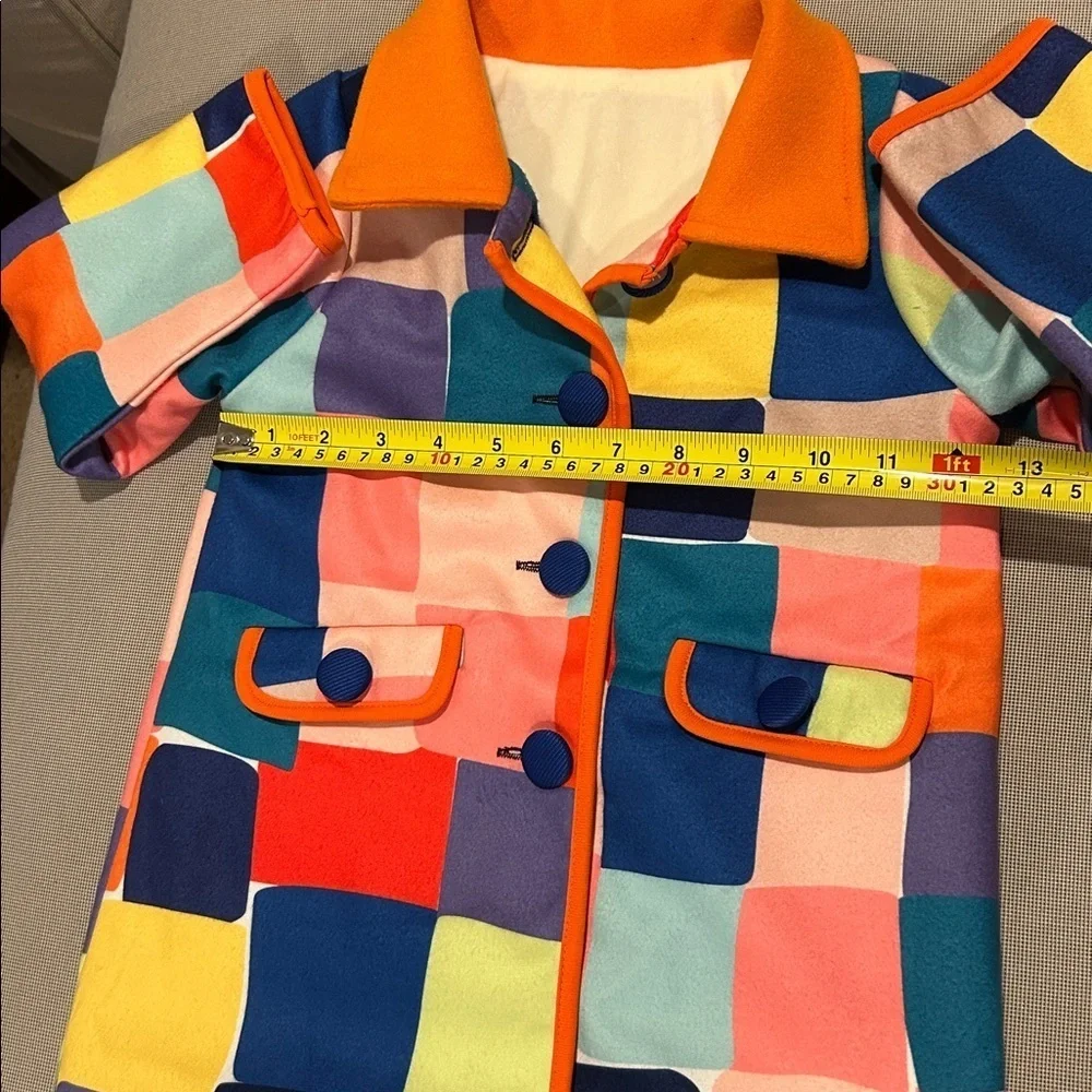 Mini BERNI Color Block Coat Childs size 3 to 4 years